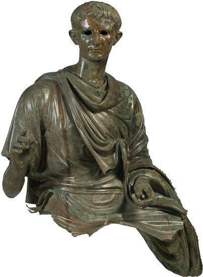 Position In The Museum - Actium Type Augustus (452x600), Png Download