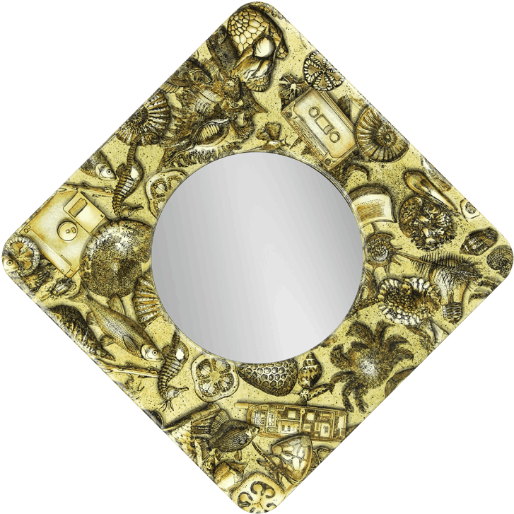 Frame With Flat Mirror Fossili - Circle (800x800), Png Download