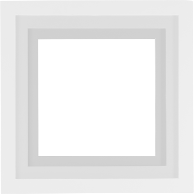 Konsquare Mirror - White - 10 Screenprints (650x650), Png Download