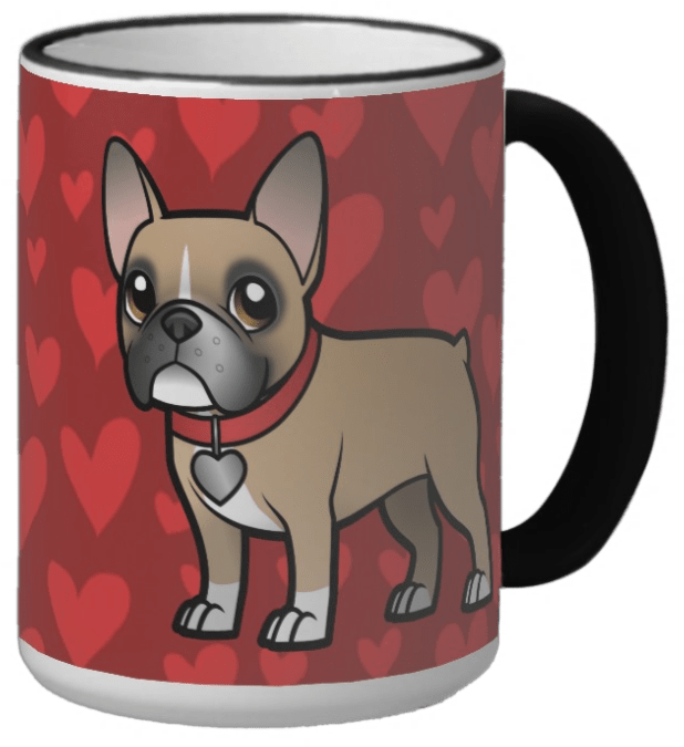 Masked Fawn French Bulldog Mug - Mug (1006x1006), Png Download