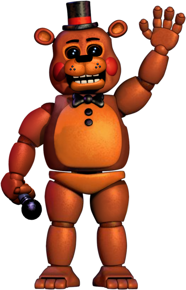 Fnaf Drawing Full Body - Fnaf 2 Freddy Toy (742x1077), Png Download