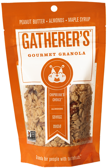 An Enchanting Blend Of Golden Rolled Oats, Maple Syrup, - Gatherer's Maple Pecan Coconut Granola - 2.5 Oz Pouch (498x747), Png Download