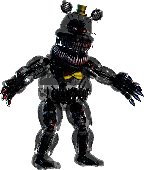 Nightmare Fnaf (598x707), Png Download