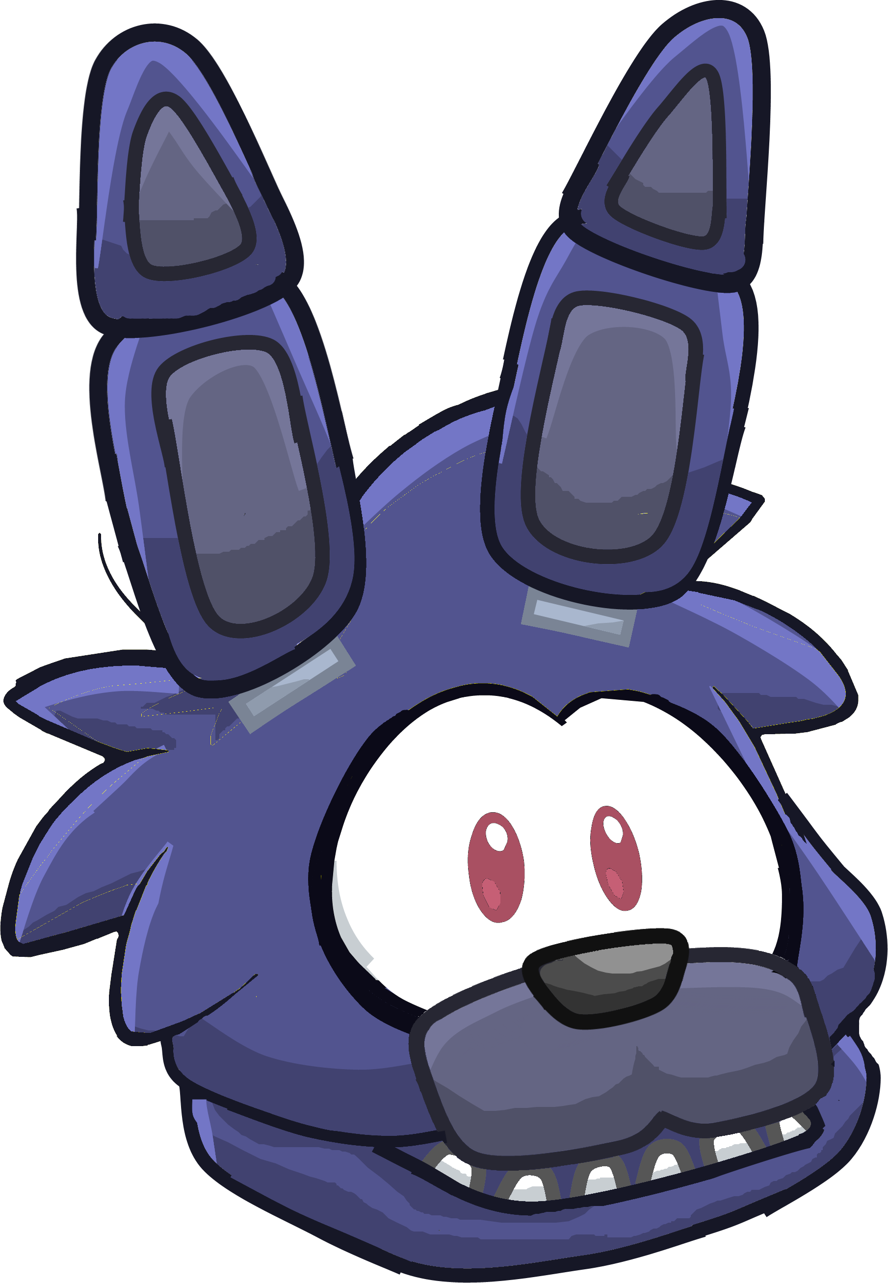 Puffle Bonnie Five Nights At Freddy's Club Penguin - Club Penguin Old Bonnie (1810x2616), Png Download