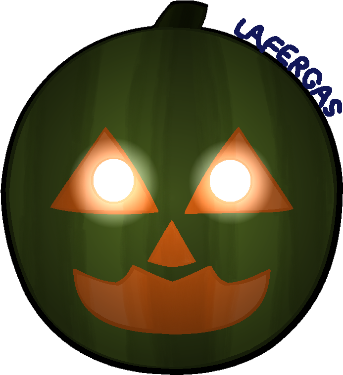 Nightmare Pumpkin By Lafergas On Deviantart Graphic - Jack O Lantern Fnaf 4 (706x762), Png Download