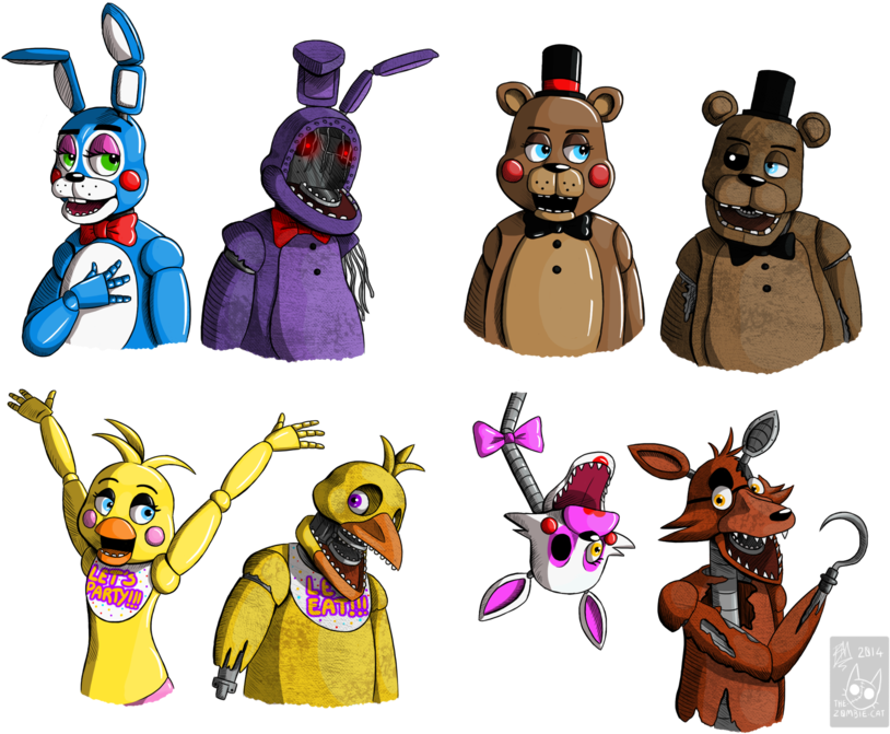 Covered Clipart Fnaf - Five Nights At Freddy's American Horror Story (900x741), Png Download