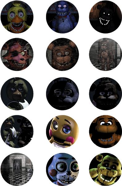 Five Nights At Freddy's Printable Stickers - Freddy Fazbear Eating Subway (427x640), Png Download