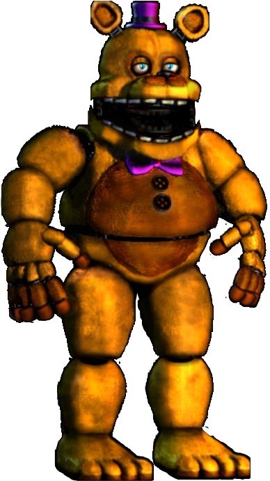 Spring Fredbear (411x709), Png Download
