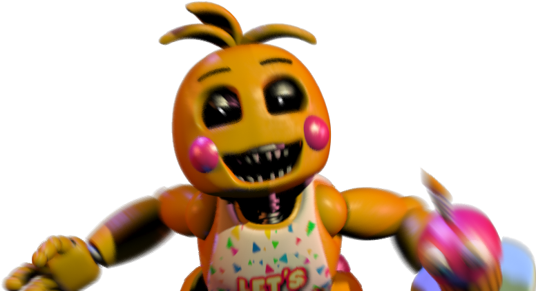 Fnaf 2 Toy Chica Jumpscare By Crueldude100 - Five Nights At Freddy's (1024x768), Png Download