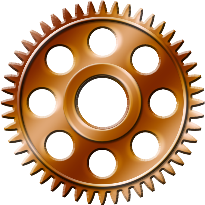 For All You "gear Heads" Out There - Steampunk Gear (900x900), Png Download