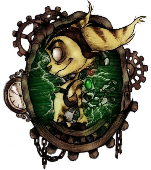 Ratchet And Clank - Nazi Ratchet And Clank (500x592), Png Download