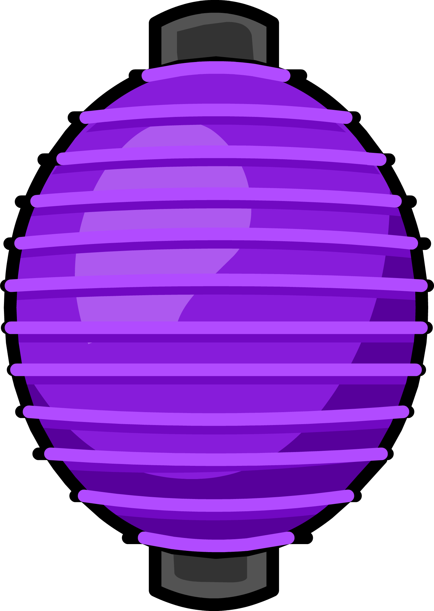Purple Paper Lantern - Purple Lantern Clipart (1415x1991), Png Download
