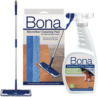 Great Deals For Spring Cleaning Supplies - Bona 36-ounce Hardwood Floor Cleaner Spray Bottle (425x430), Png Download