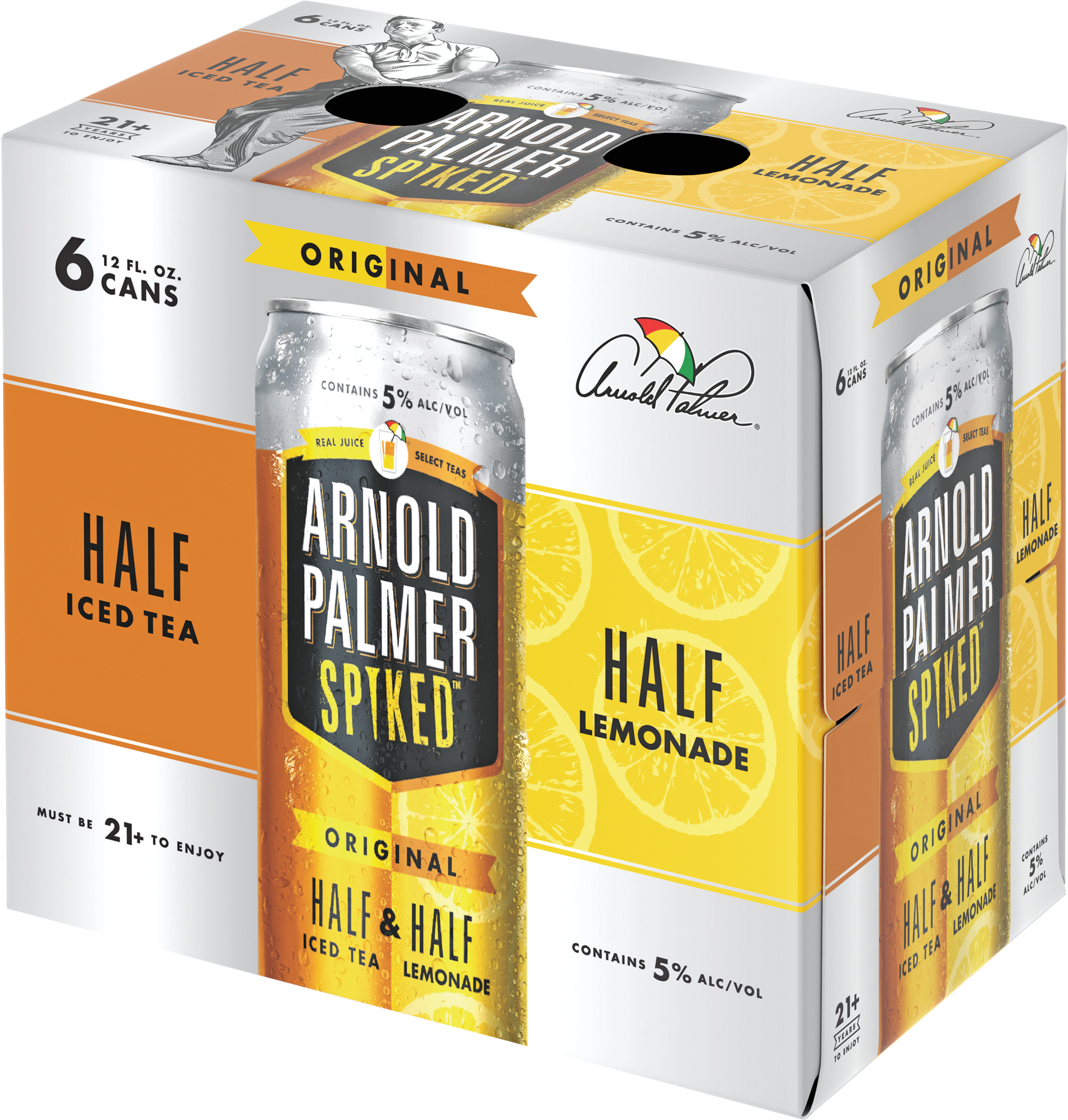 Briggs Will Begin Distributing Arnold Palmer Spiked - Arnold Palmer Half And Half Spiked (3720x3900), Png Download