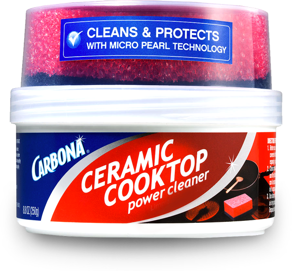 1502284333 - Carbona Ceramic Cook Top Power Cleaner Jar 8.8 Oz (600x600), Png Download