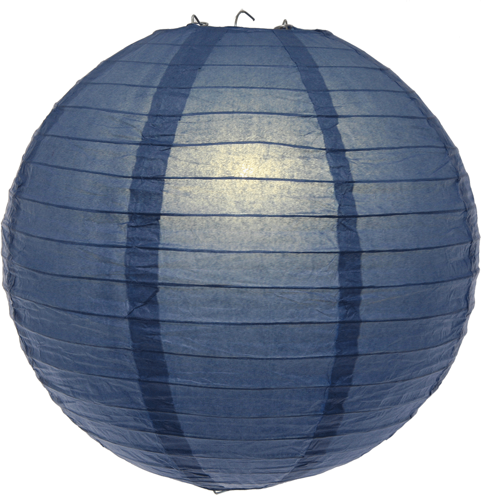 Large Blue Paper Lanterns (1000x1000), Png Download