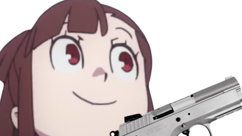 An Edit Friendly Png - Little Witch Academia Akko Meme (499x280), Png Download