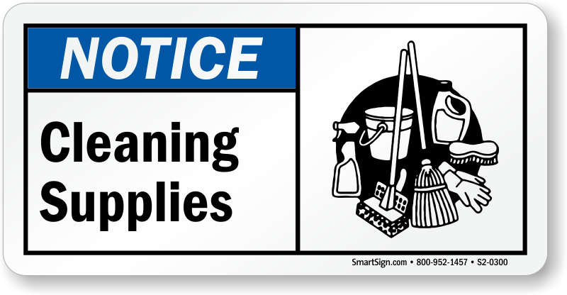 Cleaning Supplies Notice Sign - Swine Flu Wash Hands (800x416), Png Download
