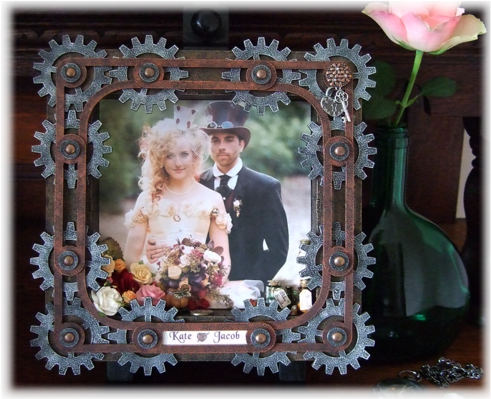 Steampunk Gear Frame - Gear (1024x834), Png Download