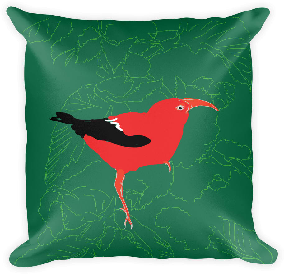 Pillow Mockup Iiwi Original - Square Pillow (1000x1000), Png Download