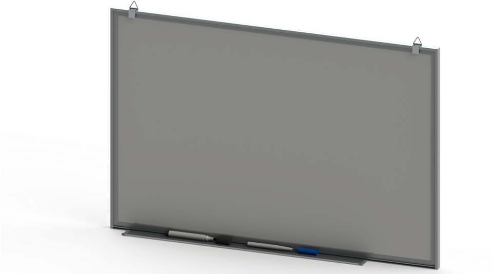 White Board 3d Model (960x540), Png Download