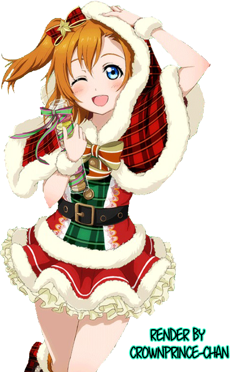 Nightcore Dance Of The Sugar Plum Fairy Christmas Special - Love Live Christmas Honoka (605x768), Png Download