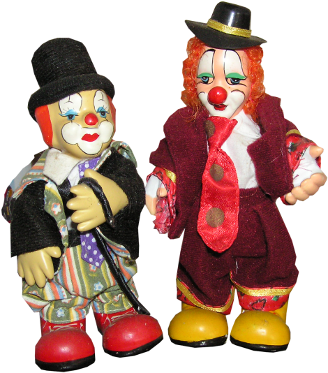 Clowns,circus,colorful - Badut Sirkus (500x576), Png Download