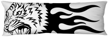 White Tiger Body Pillow Image Of Stateimage Co - Tiger (400x400), Png Download