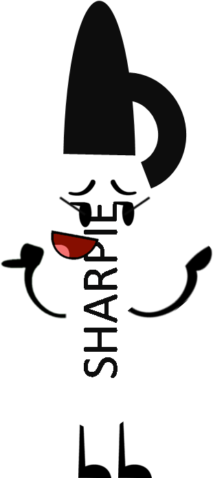 Sharpie - Calligraphy (334x694), Png Download