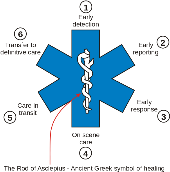 Symbolism - Star Of Life Tattoo Ideas (600x600), Png Download