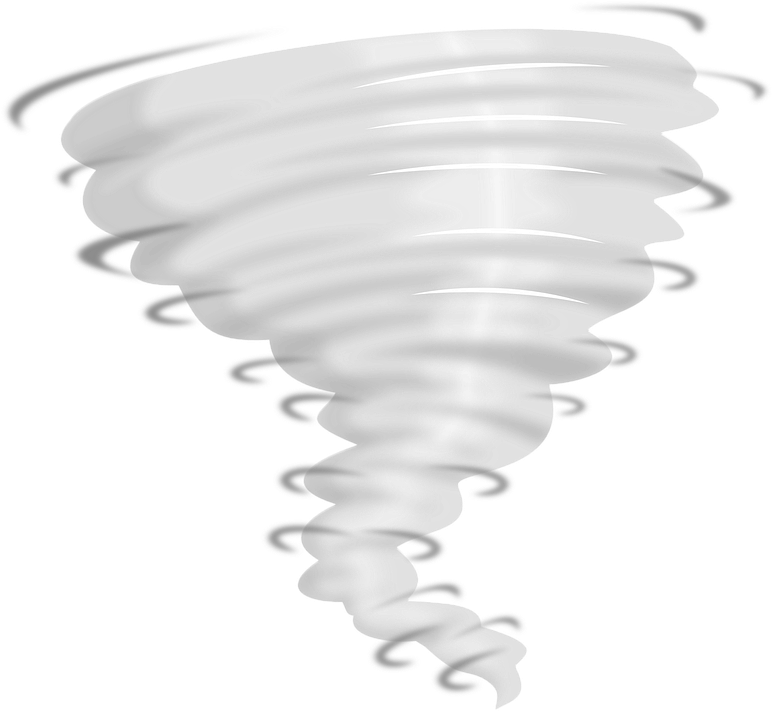 Thunderstorm Png Image - Tornado Png (771x720), Png Download