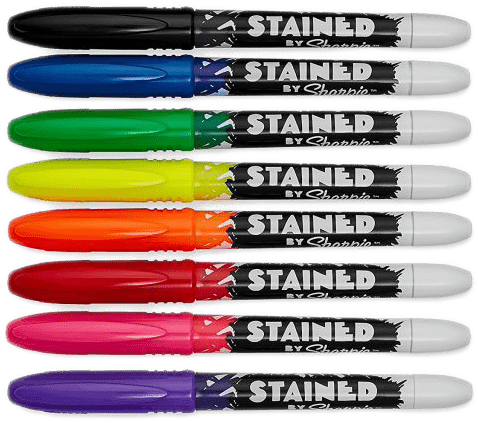 7sharpie - Sharpie 8 Stained Fabric Markers (640x640), Png Download