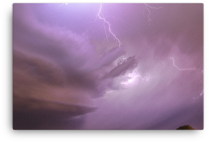 Springtime Thunderstorms Canvas - Thunderstorm (480x480), Png Download