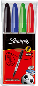 Sharpie Fine Permanent Marker Wallet S0810970 - Permanent Marker (400x400), Png Download