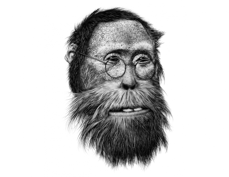 Violaine Et Jérémy Is An Illustration And Graphic Arts - Drawing (800x618), Png Download