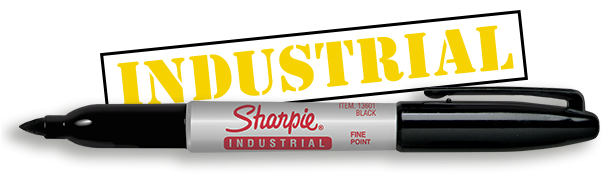 Withstands Extreme Heat Up To 500 ℉ Click To Expand - Sanford Magnum Permanent Marker, Chisel Point, Black (610x201), Png Download