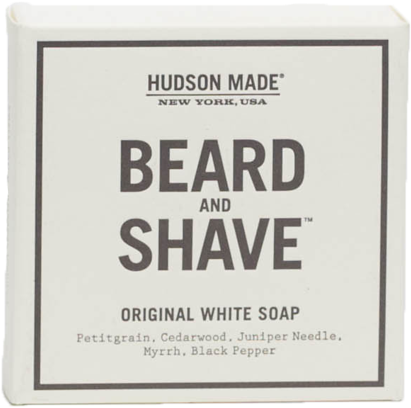 Plain White Beard & Shave Soap - Hudson Made - Beard & Shave Soap (original White) (1088x1360), Png Download