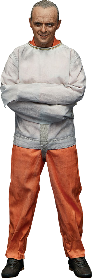 Hannibal Lecter Straitjacket Version Sixth Scale Figure - Hannibal Lecter Figure (299x897), Png Download