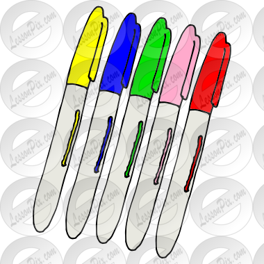 Markers Picture For Classroom Therapy Use Great - Marker Pen (380x380), Png Download