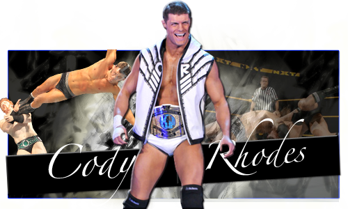 Here You Go - Cody Rhodes Intercontinental Champion 2012 (500x300), Png Download