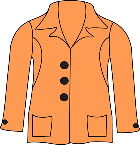 Image Freeuse Stock Orange - Coat (480x500), Png Download