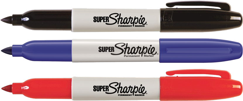 Sharpie® Super Permanent Markers - Super Sharpie Permanent Marker (850x850), Png Download