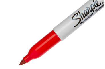 Bold To The Max And Permanent To The Core, Sharpie - Black Sharpie Fine Point Markers (498x242), Png Download