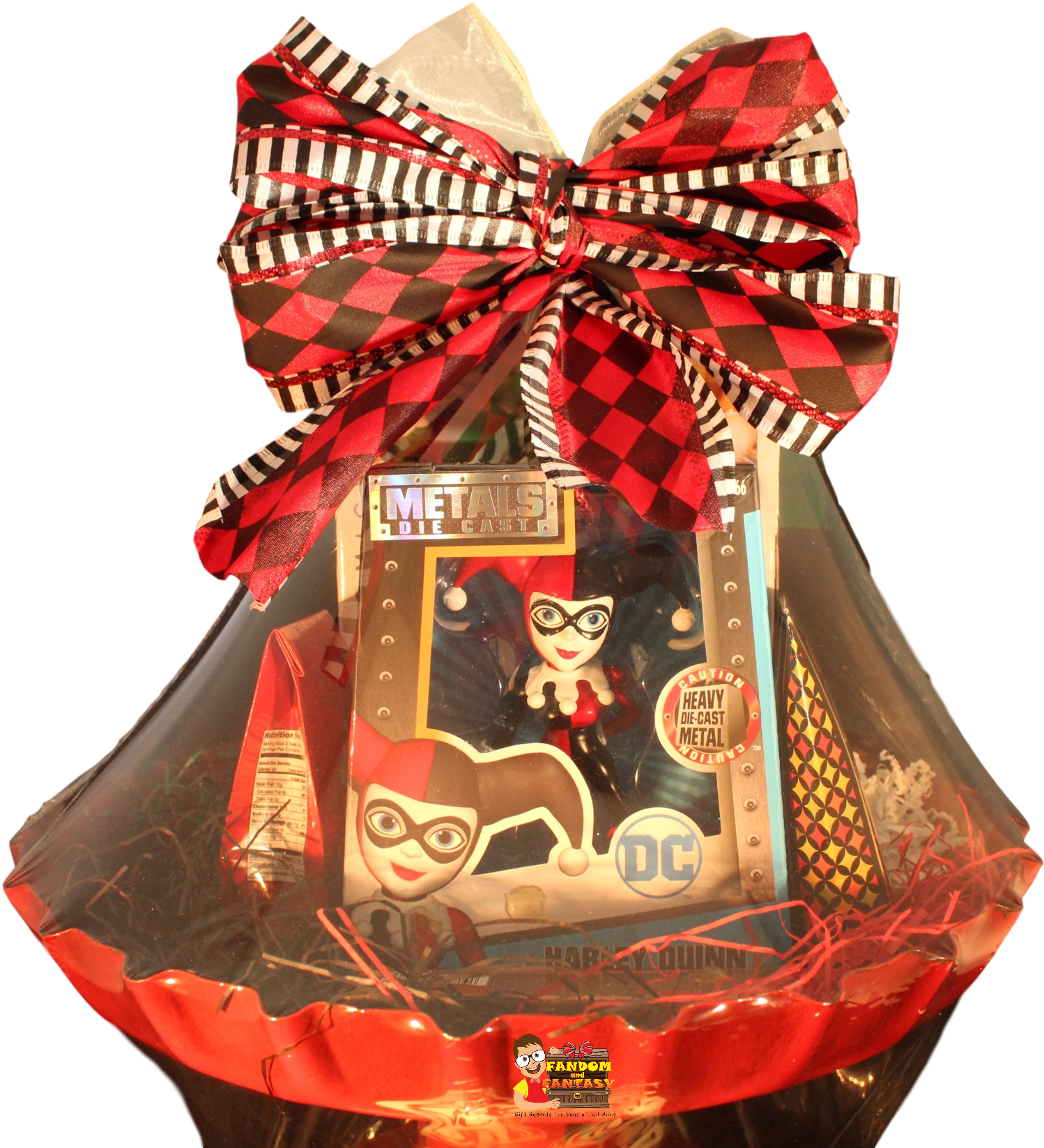 The Joker And Harley Quinn - Jada Toys Metals Die Cast Harley Quinn Classic 4" (2508x1672), Png Download