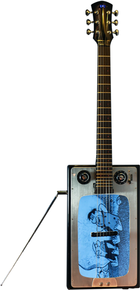 Vintage Tv Guitar Knobs - Esp Ltd Ec 50 (307x600), Png Download