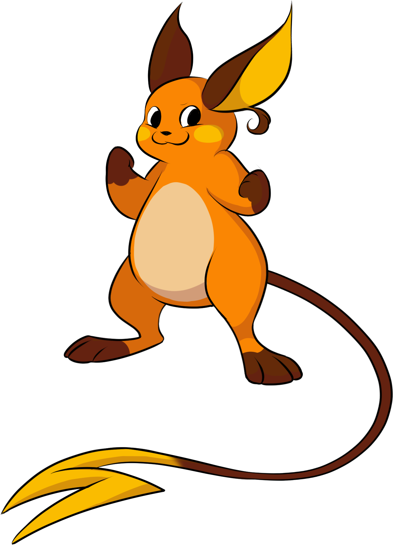 Raichu (1402x1878), Png Download