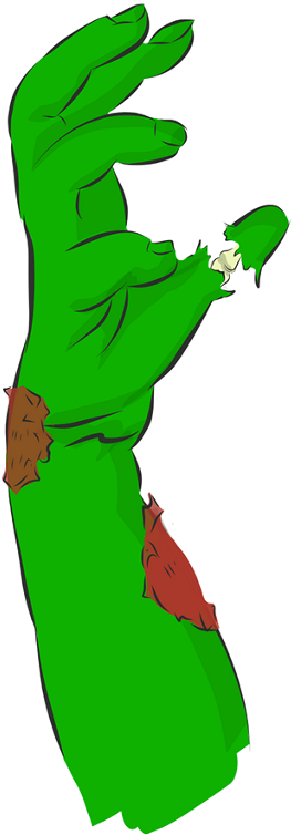 You May Also Like - Zombie Arm Cartoon Png (768x1024), Png Download