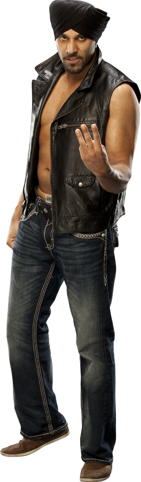 Jinder Mahal Transparent - Jinder Mahal 2013 Png (483x1652), Png Download
