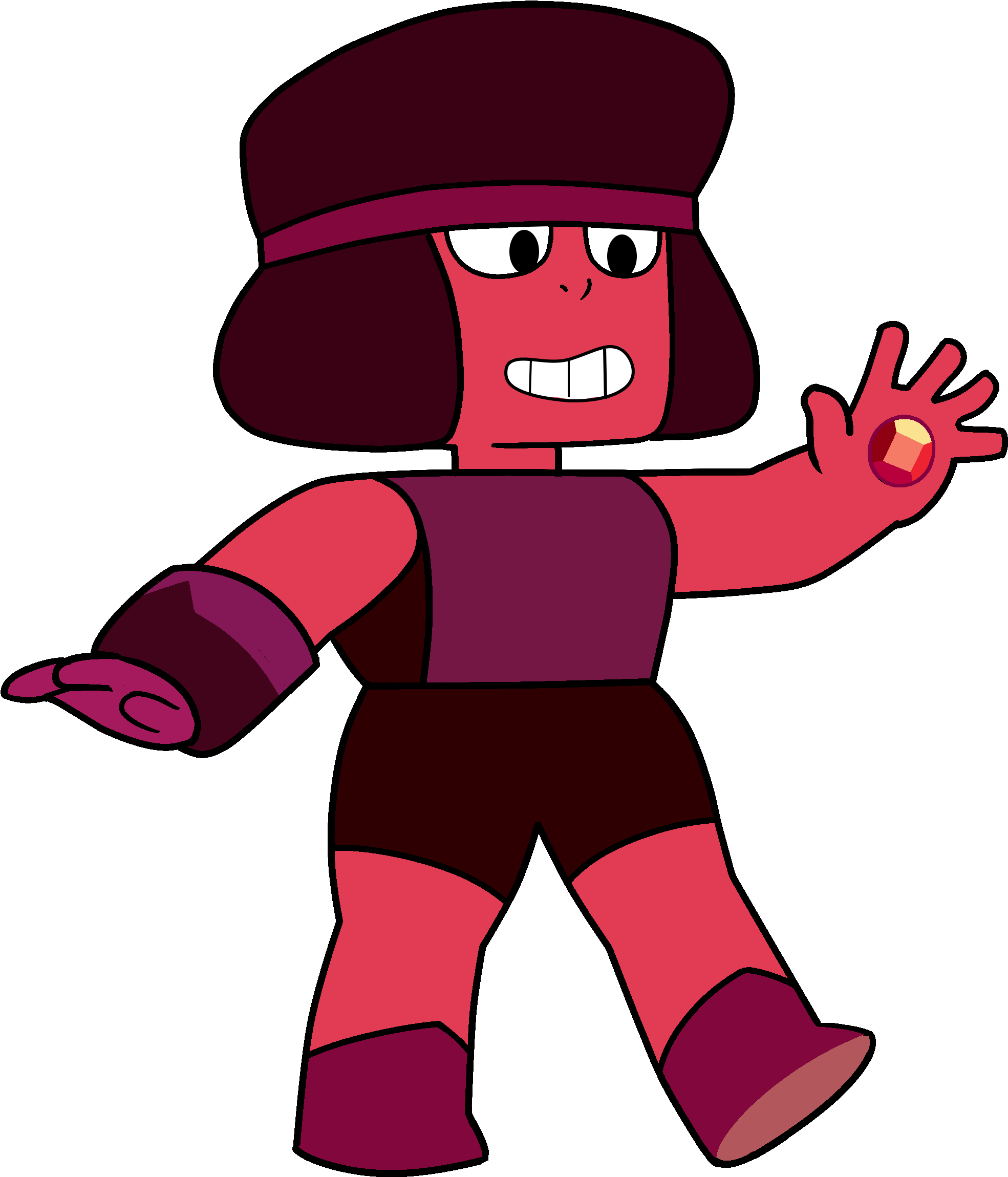 Model Sheet Arm Png - Steven Universe Wedding Ruby (2000x2469), Png Download