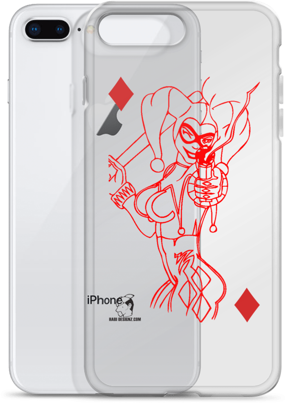 Harley Quinn Of Diamonds - Mobile Phone (1000x1000), Png Download